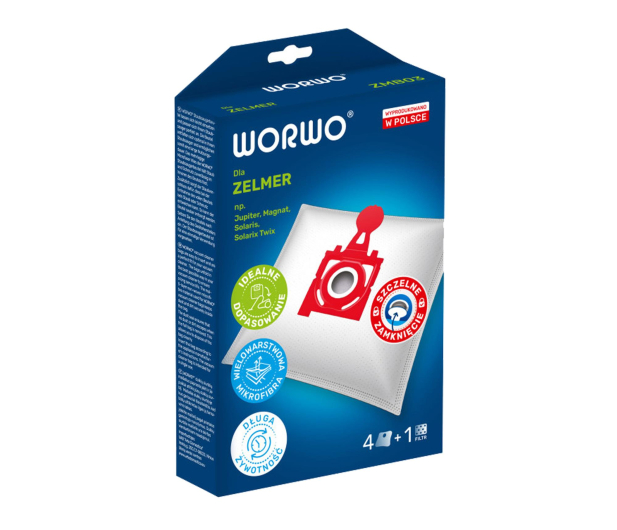 WORWO WORKI CZERWONY ZELMER ZMB03 /KPL4 - 1504921 - zdjęcie